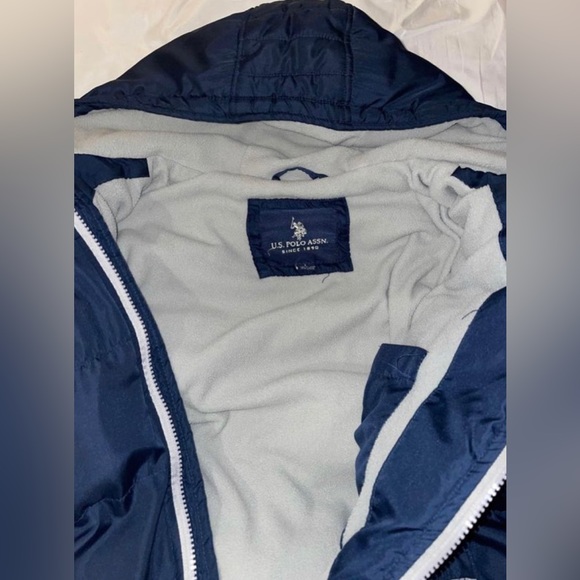 Polo puffer jacket with warm fleece lining - Picture 7 of 10